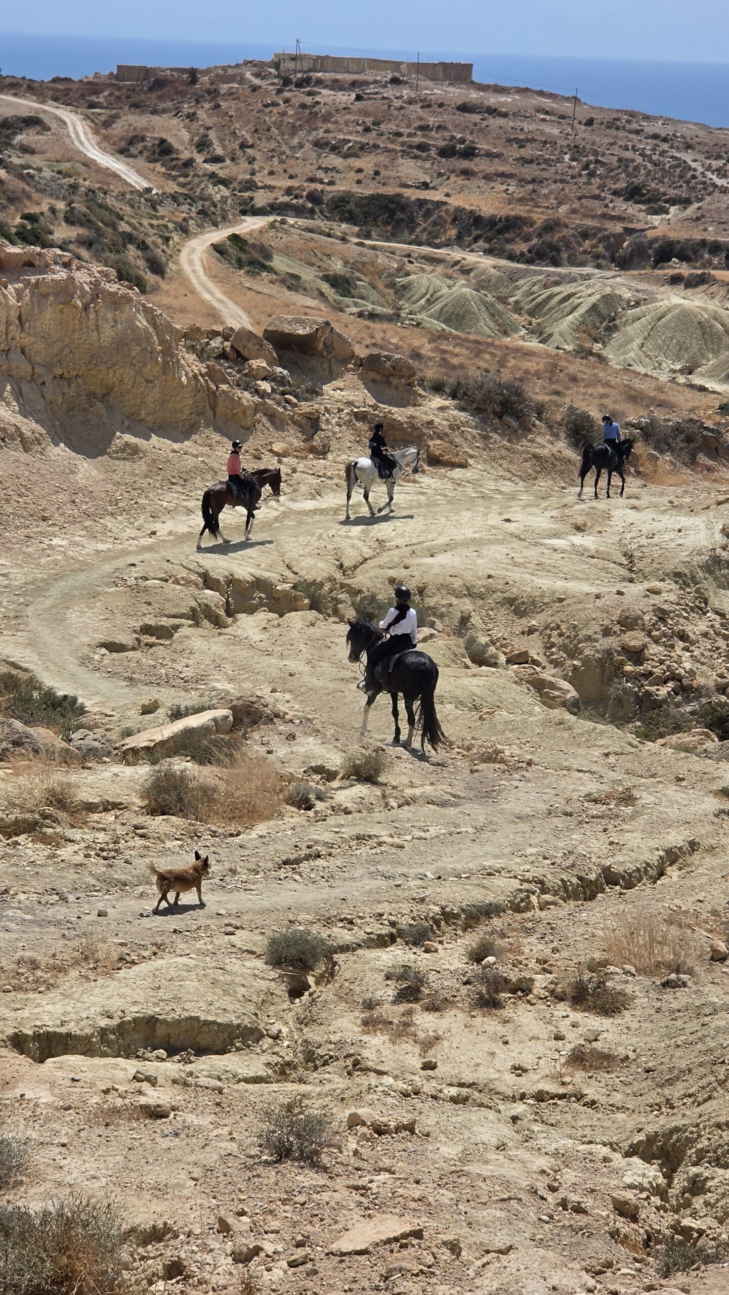One moment you're riding above the Atlantic, the next it feels like the Wild West